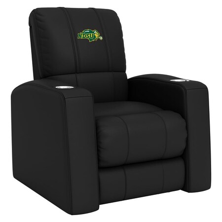 Dreamseat Home Theater Recliner with North Dakota State Bison Primary Logo XZ418301RHTCDBLK-PSCOL13491